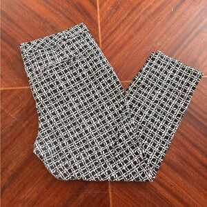 The Limited Monochrome Abstract Pants